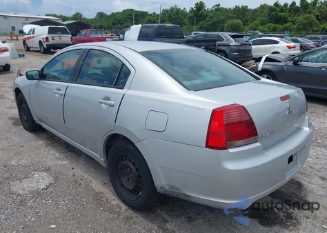 2007 Mitsubishi Galant Es из США, поврежденный, VIN 4A3AB36F07E082298